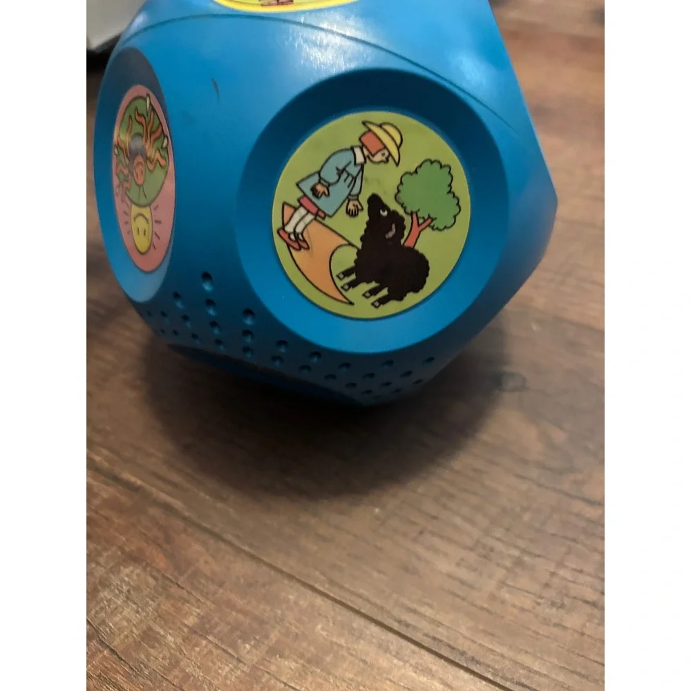 Texas Instruments Listen & Learn Nursery Rhymes Blue Electronic Toy Vintage